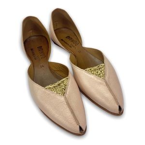 Cydwoq Vintage Slip On Pointed Flats